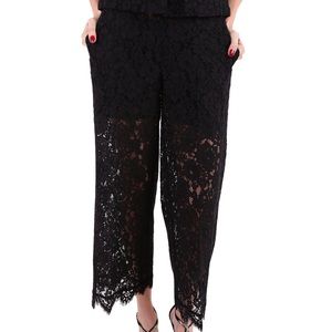 Black lace trousers by Twin-set Milano